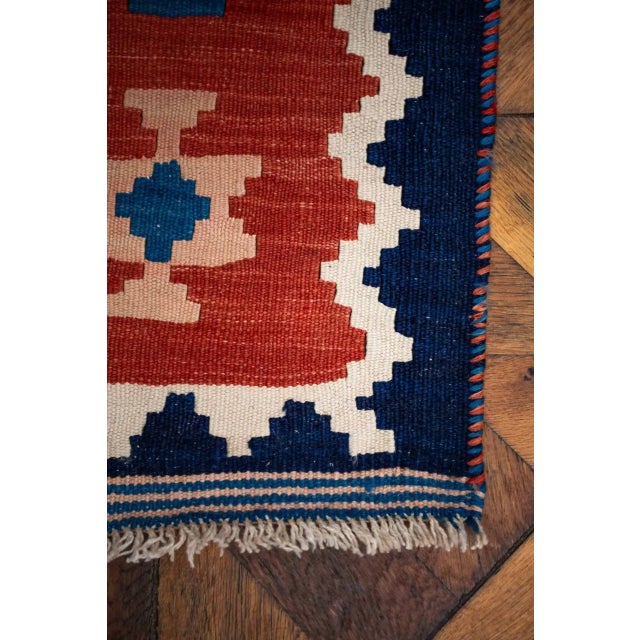2000 - 2009 Hand-Knotted Ghashghai Kilim Rug For Sale - Image 5 of 8