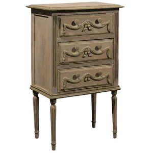 20th Century French Small Size Painted Wood 3-Drawer Chest