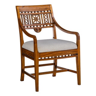 Maitland-Smith Dahlia Arm Chair For Sale