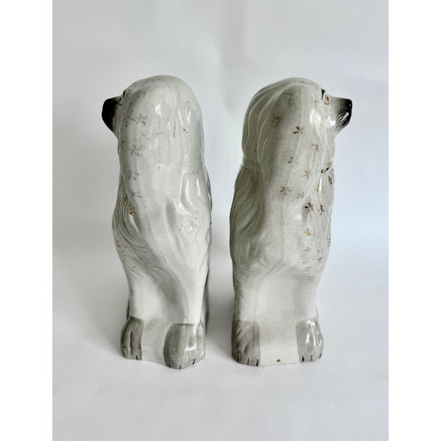 Staffordshire Extra Large Staffordshire Dogs - A Pair For Sale - Image 4 of 10