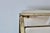 George Koch Style Faux Bamboo Brass Rectangular Padded White Vinyl Seat Vanity Stool Bench Vintage Hollywood Regency For Sale - Image 14 of 17