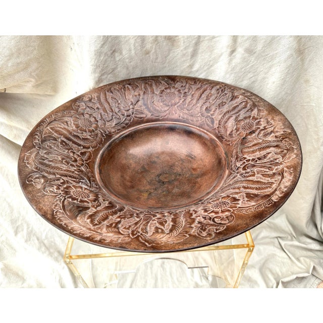 Revere Revere Rustic Bronze Patina Decorative Bowl For Sale - Image 4 of 6