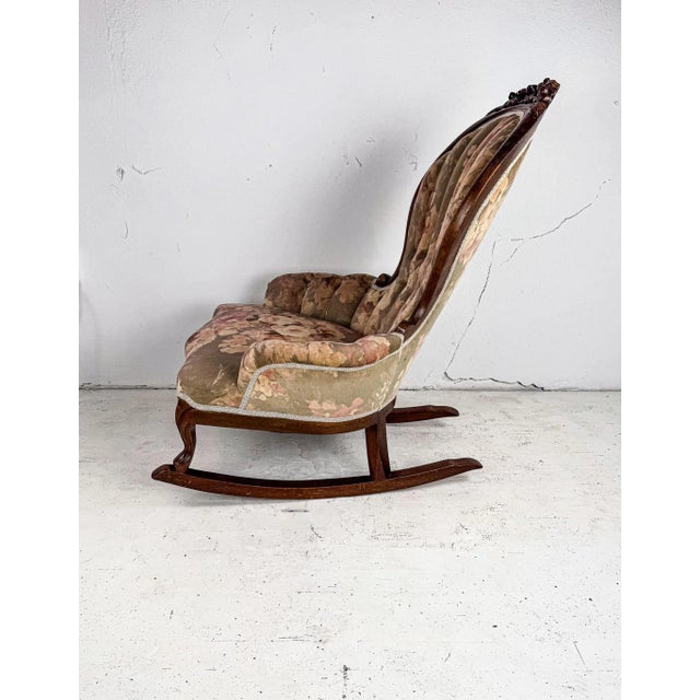 Early 20th Century Parlor Rocking Chair For Sale - Image 4 of 9