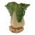Vintage Ceramic Bok Choy Cabbage Figural Majolica Planter Vase For Sale