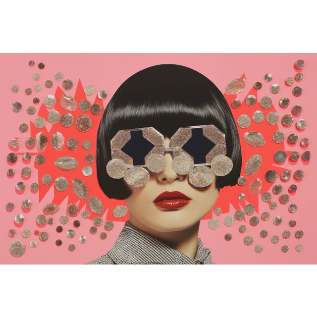 Set of 4 - 36" X 24" - Unframed Limited Edition Photograph Prints - 'Girls & Diamonds'' - Fashion Series'#3 For Sale - Image 4 of 6