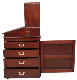 Anglo Indian Teak Davenport, 1960s