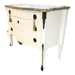 Antique Maison Jansen French Commode With Original Marble Top