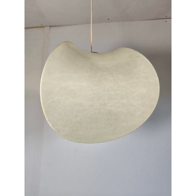 Biomorphic Cocoon Pendant Lamp by Friedel Wauer for Goldkant, 1960s For Sale - Image 4 of 10
