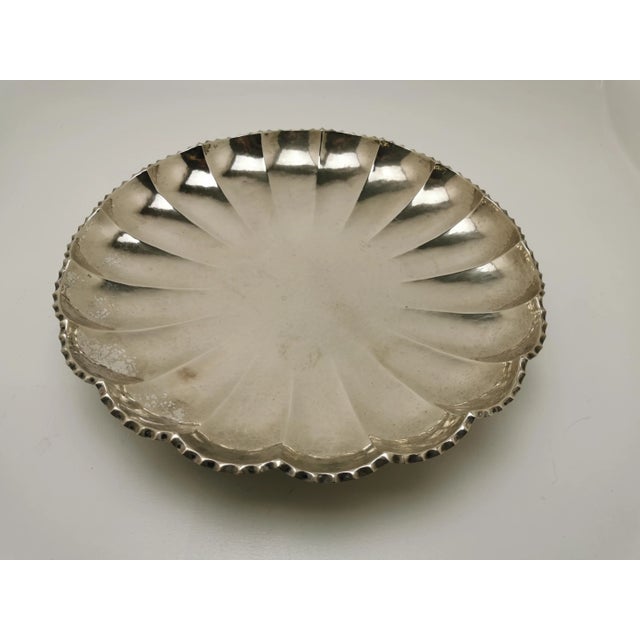 Large German Art Deco Metal Bowl For Sale - Image 9 of 10