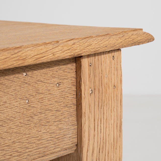 19th Century French Louis XVI Oak Side Table For Sale - Image 4 of 15