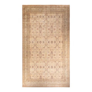 Mogul, One-of-a-Kind Hand-Knotted Area Rug in Beige, 9' 2" x 16' 4" For Sale