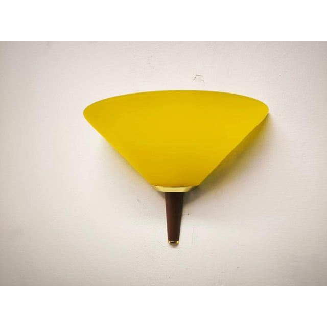 Contemporary Yellow Murano Wall Light from De Majo, 1990s For Sale - Image 3 of 8