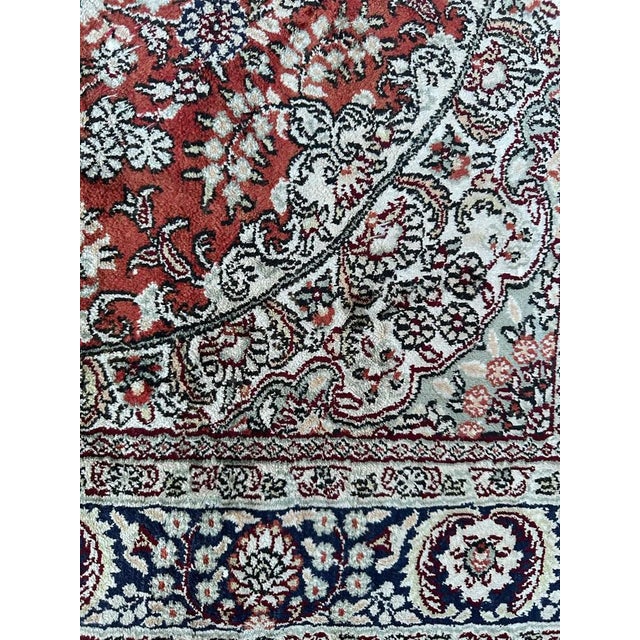 Vintage Silk Rug, 1990s For Sale - Image 9 of 18