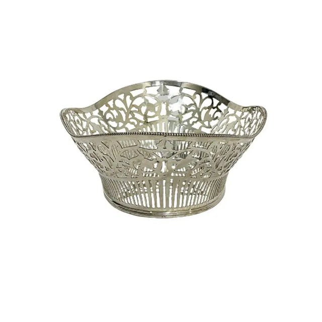 Dutch Silver Bread Basket from Aubert & Zn For Sale - Image 6 of 7