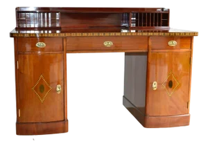 Art Nouveau Desk with Attachment