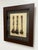 Design Plus Gallery presents a Framed Chinese Ox Bone Calligraphy Brush Pen Shadowbox Wall Art. This wall art showcases...