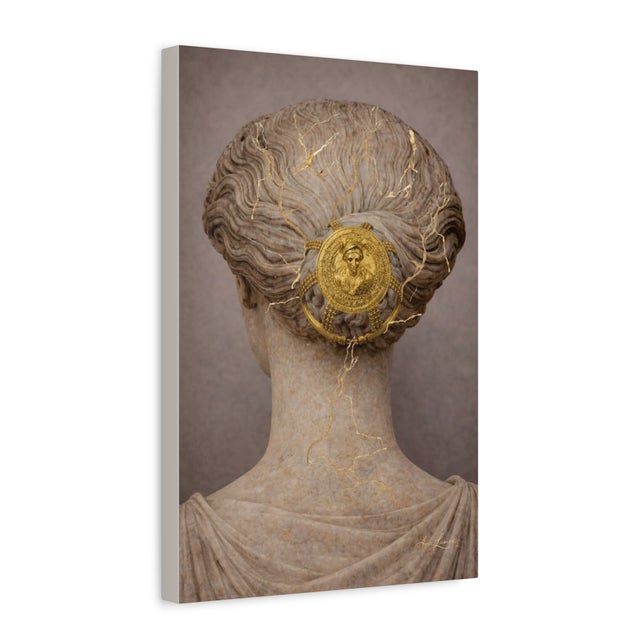 Atelier Aria Lumae the Athena Triptych Faces of Returning Light Fine Art Gallery Board Three Piece Set For Sale - Image 13 of 18