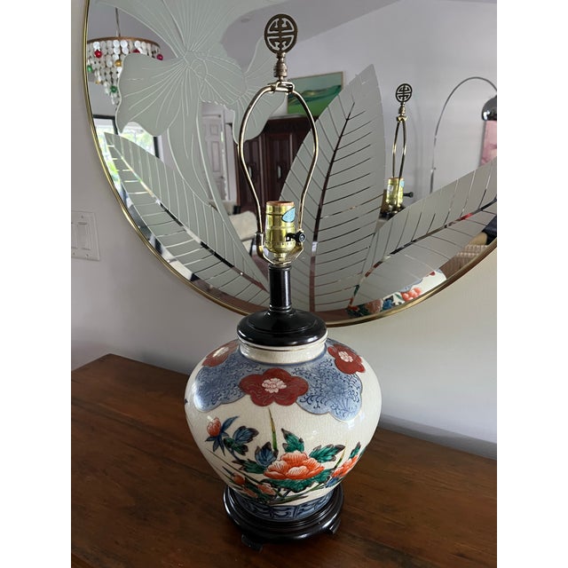 1970s 1970s Chinoiserie Table Lamp For Sale - Image 5 of 11