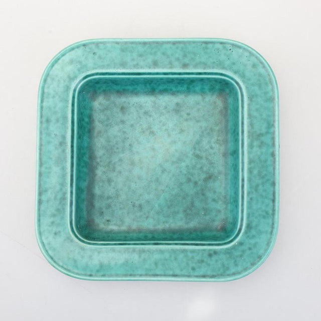 Large Argenta Stoneware Dish by Wilhelm Kåge for Gustavsberg, Sweden, 1960s For Sale - Image 3 of 9