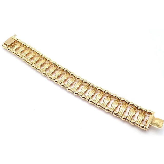 Mid 20th Century Tiffany & Co. Jean Schlumberger Yellow Gold Bowtie Bracelet For Sale - Image 9 of 9