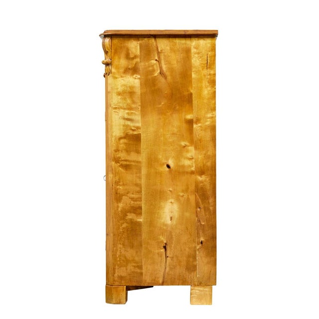 19th Century Swedish Birch Cupboard Circa 1870. Here we have fine quality scandinavian cupboard made in birch, which...