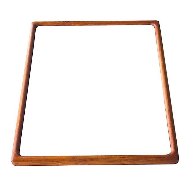 1970s Danish Teak Wood Art Frame For Sale - Image 10 of 10