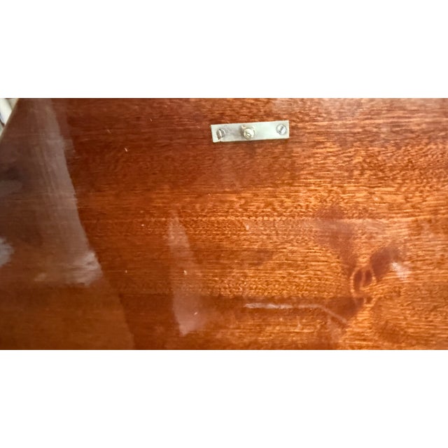 Vintage Italian Marquetry Octagonal Music Box Table With Reuge Swiss Movement For Sale - Image 12 of 15