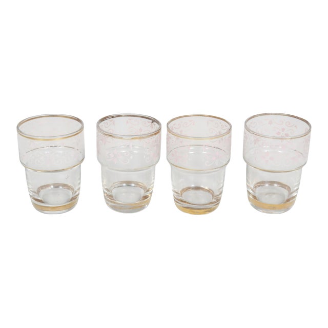 Mid 20th Century Mid-Century Modern Belgian Shot Glasses - Set of 4 For Sale