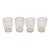 Mid 20th Century Mid-Century Modern Belgian Shot Glasses - Set of 4 For Sale