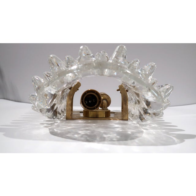 Large Murano Glass Wall Lights, Italy, 1990s For Sale - Image 3 of 7