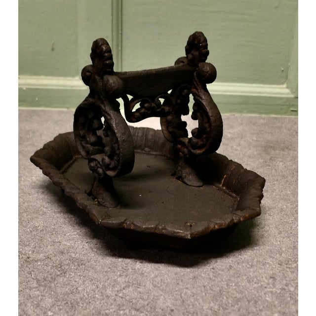 Mid 19th Century Victorian Cast Iron Boot Scraper by T Holcroft & Sons, 1850 For Sale - Image 5 of 7
