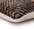 Coffee Hand-Knotted Silk Velvet Ikat Diamond Pillow - 16x16 Coffee & Bronze For Sale - Image 8 of 8