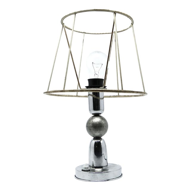 Art Deco Industrial Table Lamp, Belgium, 1970s For Sale
