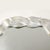 Wood Mid-Century Modernist White Giltwood Ribbon Mirror For Sale - Image 7 of 9