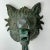 Early 20th Century Pair of Early 20th Century Growling Boar Heads Cast Metal Sconces For Sale - Image 5 of 12