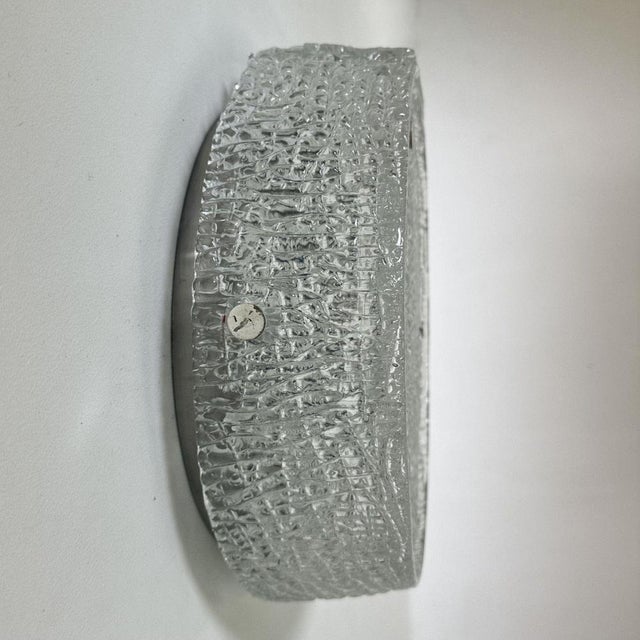 Metal Murano Glass Flush Mount from Kaiser, Germany, 1960s For Sale - Image 7 of 9