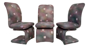 1980's Carson’s Cantilever Sculptural Swivel Lounge Chair, Attributed to Milo Baughman - Sold Individually