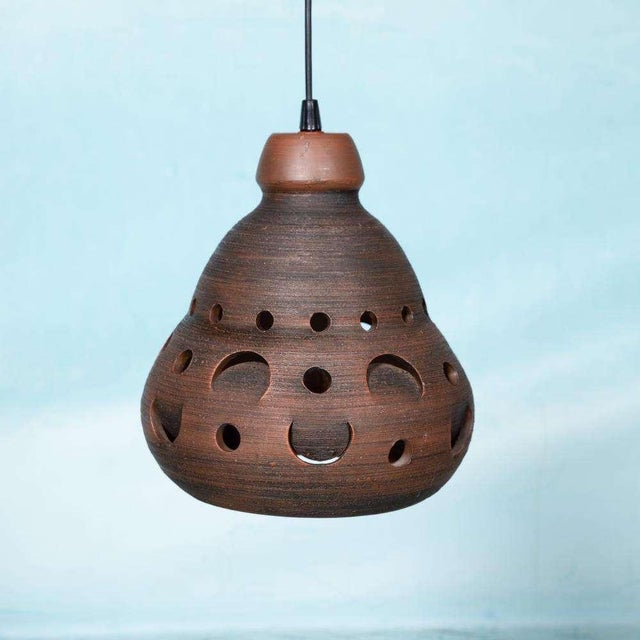 Japandi Ceramic Hanging Lamp, 1920s For Sale - Image 13 of 13