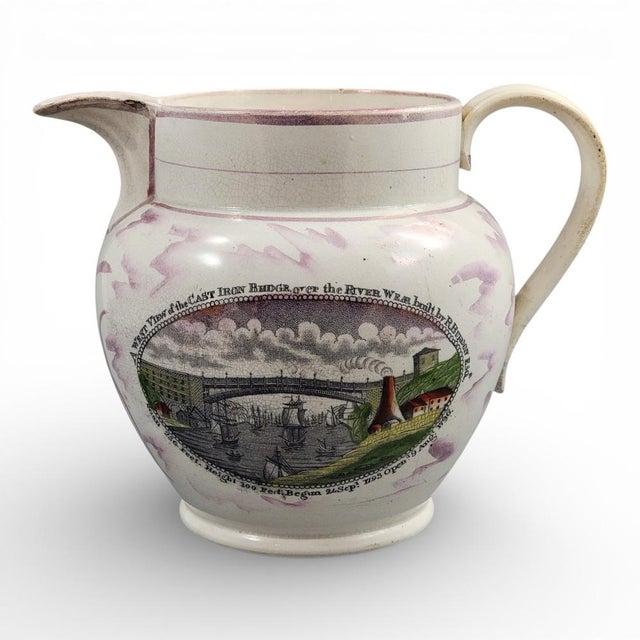 Georgian Sunderland Lustreware Jug with Poetic Decor, 1810s For Sale - Image 9 of 9