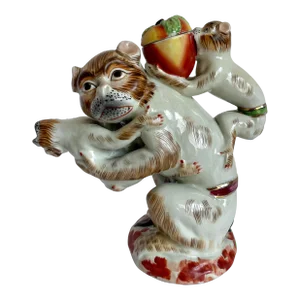 Antique Figurative Monkey Ewer Teapot by Edme Samson