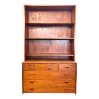 Modular Ry-16 Chest of Drawers with Book Shelf by Hans J. Wegner, 1950s For Sale