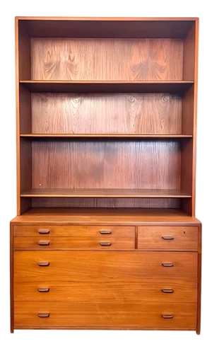 Modular Ry-16 Chest of Drawers with Book Shelf by Hans J. Wegner, 1950s