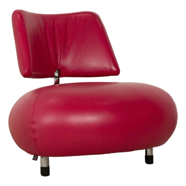 Space Age Pallone Leather Chair from Leolux For Sale