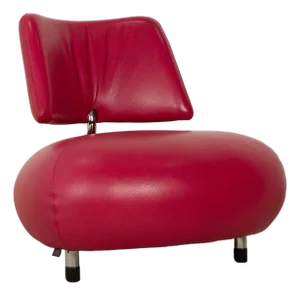 Space Age Pallone Leather Chair from Leolux