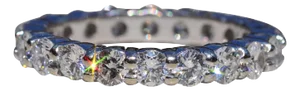 The Tule Springs: White Gold and Diamond Eternity Band