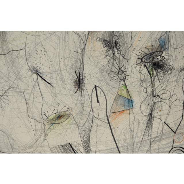 Armin Sandig, Quarry in Pygmalien, 1976, Crayon & Pencil For Sale - Image 7 of 9