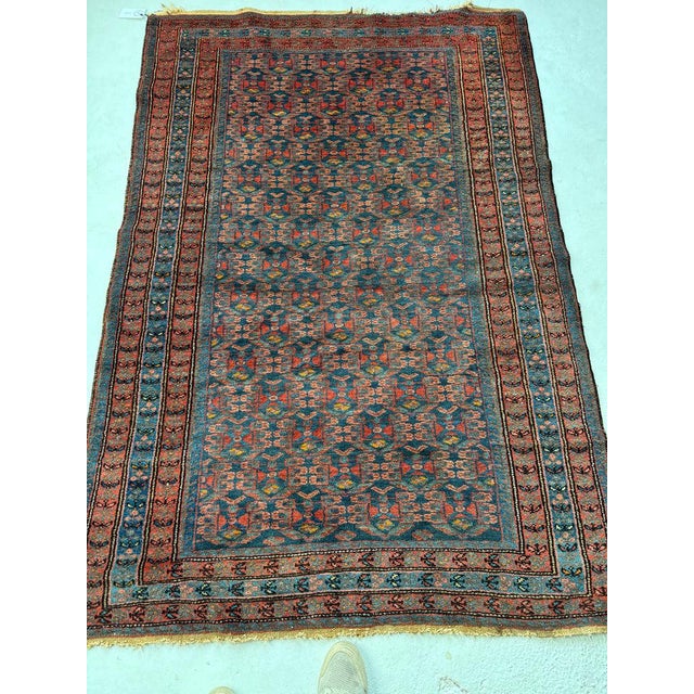 1940s Wonderful Bed of Tightly Packed Mini Trees or Shrubs Rug 4.5 x 6.6 For Sale In Milwaukee - Image 6 of 7