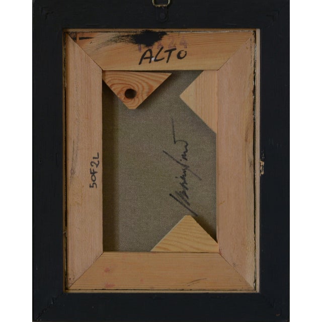 Massimo D'orta, Childhood #4, 2006, Mixed Media on Canvas, Framed For Sale - Image 3 of 4
