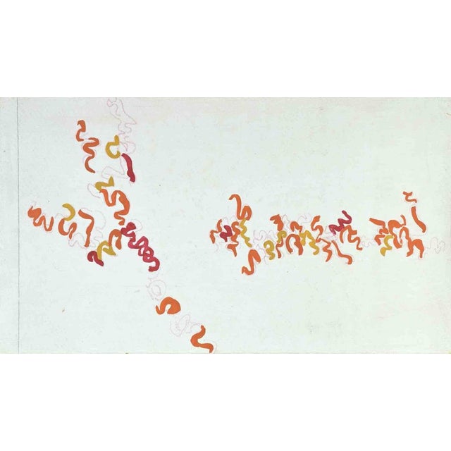 Oil on canvas mounted on cardboard, realized by Antonio Sanfilippo in 1971. Not signed. Published in the Catalogue...