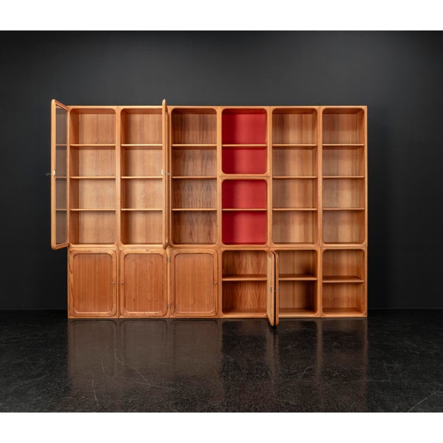 Modular Wall Unit in Pine, 1950s, Set of 13 For Sale - Image 4 of 18